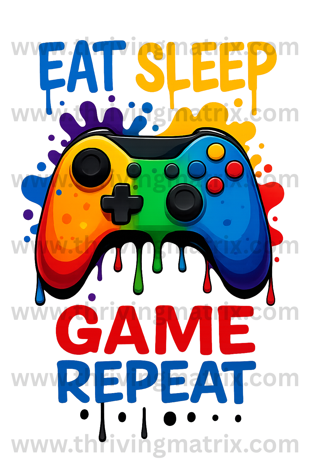 Gamer’s sublimation high quality PNG download
